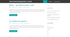 Desktop Screenshot of fruitbatscode.com